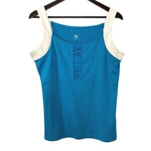 Tail Size Large Tank Top Ruched Color Block Active Performance Gym Workout